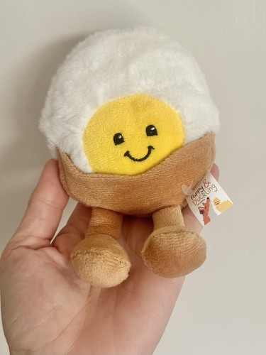 Boiled egg plush soft toy - egg,