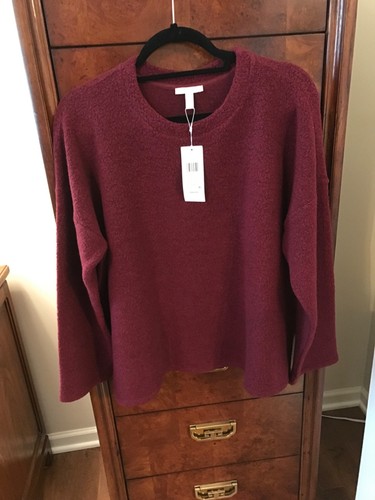 Eileen fisher boxy - maroon, wool