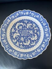 Hand Painted Turkish Iznik Style Decorative Plate – Kütahya, Signed,16thC Design