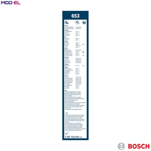 Wiper blade 397 118 - blade, 3