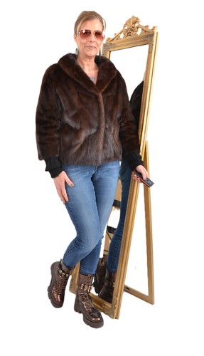Us5886 real mink fur - fur, jacket
