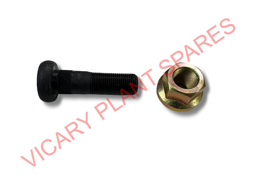 Jcb wheel stud and nut - wheel,