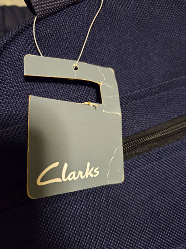 Clarks blue bag carry case - clarks,
