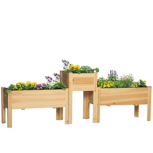 Raised garden bed set 3 - garden,