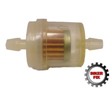 8MM LAWN MOWER CEMENT MIXER ATV QUAD JETSKI  PETROL IN LINE FUEL FILTER