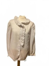 Vintage 80s new wave white and