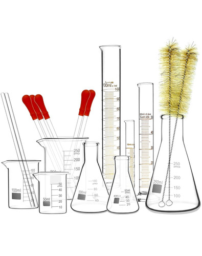 Lab glassware set - lab,
