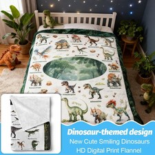 Dinosaur Blanket for Kids