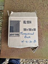 Rittal Junction Box Enclosure KL1514 Grey Steel  Brand New in Box 150 X 150 X 80