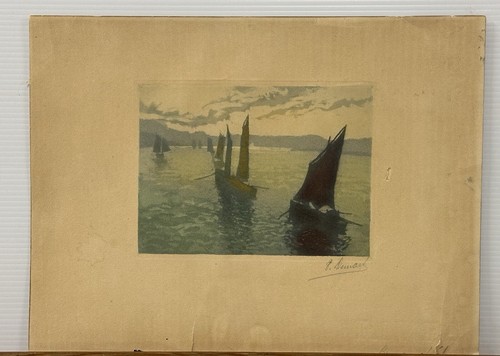 Antique hand coloured - hand,