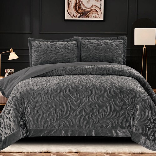 Pcs velvet quilted - velvet, bedspread