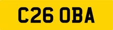 COBRA NUMBER PLATE C26 OBA