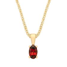9ct Yellow Gold Natural Garnet