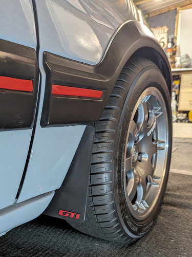 Peugeot 205 gti logo mudflaps - 205,