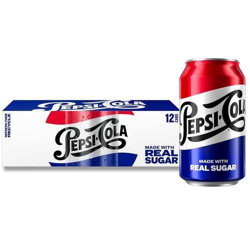 Pepsi real sugar - pepsi, 355ml