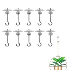 5/10Pcs Carbon Steel Plasterboard Ceiling Wall With Springs Toggle Hook Bolts