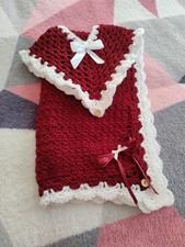 Hand Crochet Baby Blanket And Poncho