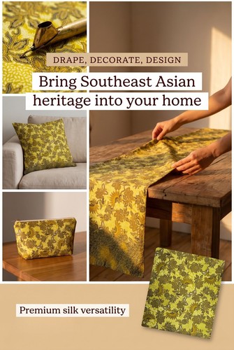 Luxurious silk kain batik - luxurious,