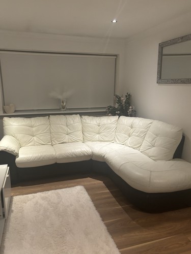 Leather corner sofa - corner,
