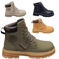 Mens faux leather hiking - faux,