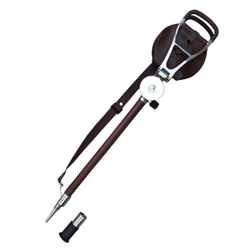 Leather shooting seat stick - leather,