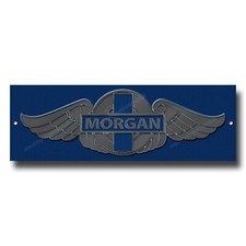 MORGAN METAL GARAGE SIGN 12" X