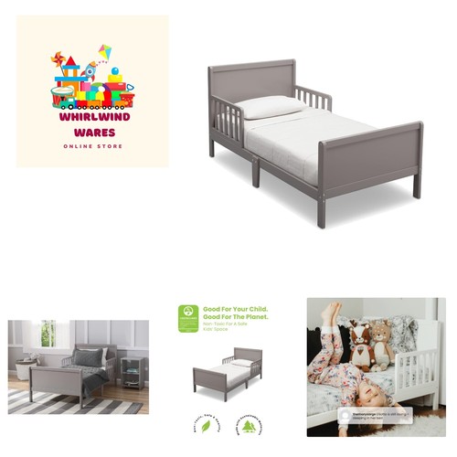 Fancy wood toddler - toddler, bed