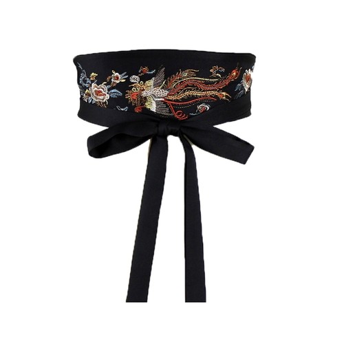 Embroidery wide waistband for - embroidery,