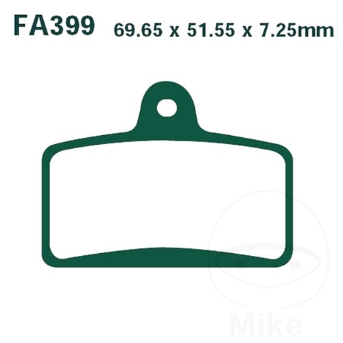 Ebc organic brake pads - organic, fa