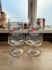 2 X San Miguel Pint Glass