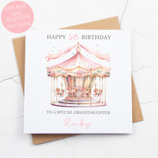 Personalised girls carousel