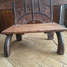 Antique napalese teak low - antique,