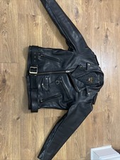 Vanson Leather Biker Jacket Size 42. Bought 40 Years Ago And Worn Once.