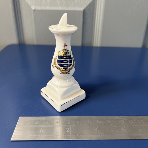Longton crested china sundial - crested,