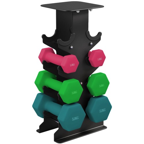Sportnow hex dumbbells set - hex,