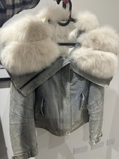 BNWOT Denim Goose Down Jacket