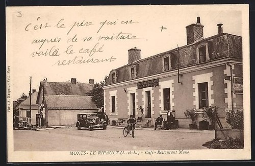 Old postcard monts - old,