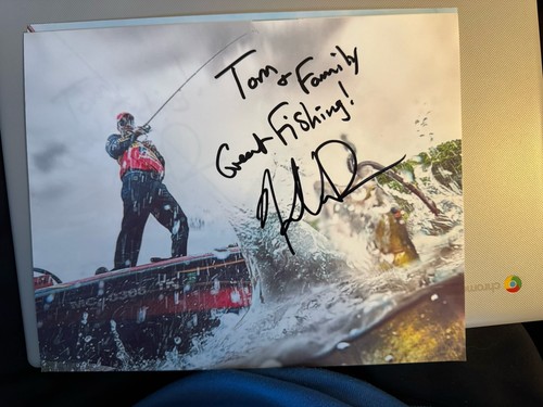 Kevin van dam signed bass - bass, pro