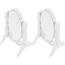 2 Pcs Vintage Makeup Mirror