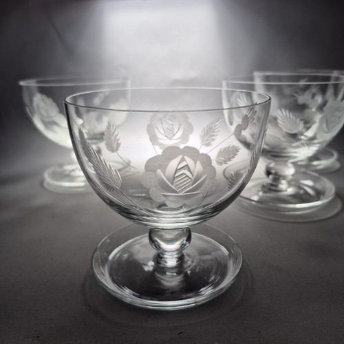 Vintage crystal dessert - 4,