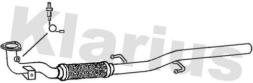 Exhaust pipe fits seat - exhaust,