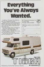 1978 Fleetwood Tioga Motor