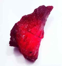 80.65+ Ct Natural Red Beryl (Bixbite) Rough Certified Loose Gemstone ~Free Gift