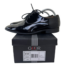 Mens Black Patent Shoes Lace Up Formal Shiny Evening Cruise Ball Includes Box