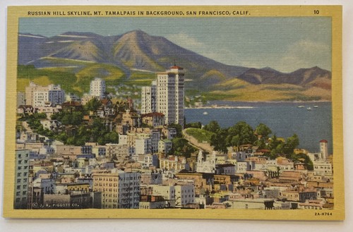 Vintage postcard aerial view - vintage,
