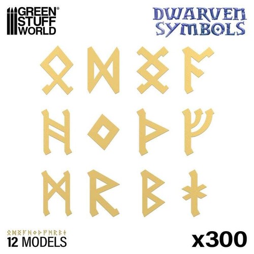 Dwarven runes and symbols - runes,