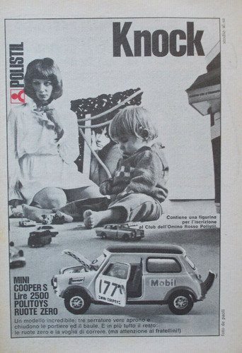 Advertising cutout italy 1970 - italy,