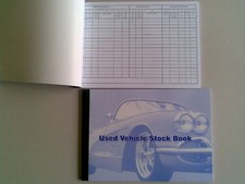 B VAT Used vehicle stock book car sales van bike record s accounting 