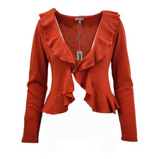 M&S Per Una Orange Ruffle