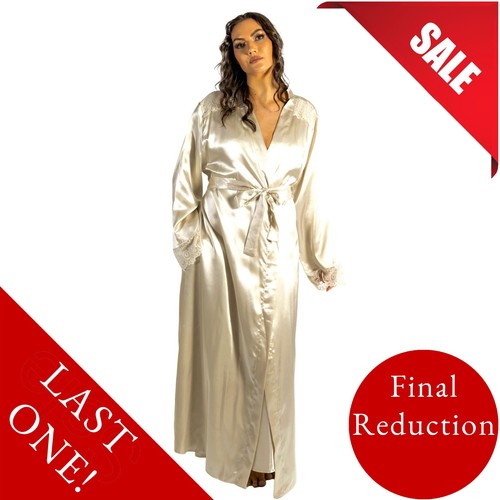 Gold satin lace full length - lace,